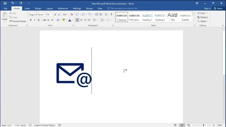 Das E-Mail-Symbol In Word Nutzen – Die Ultimative Anleitung